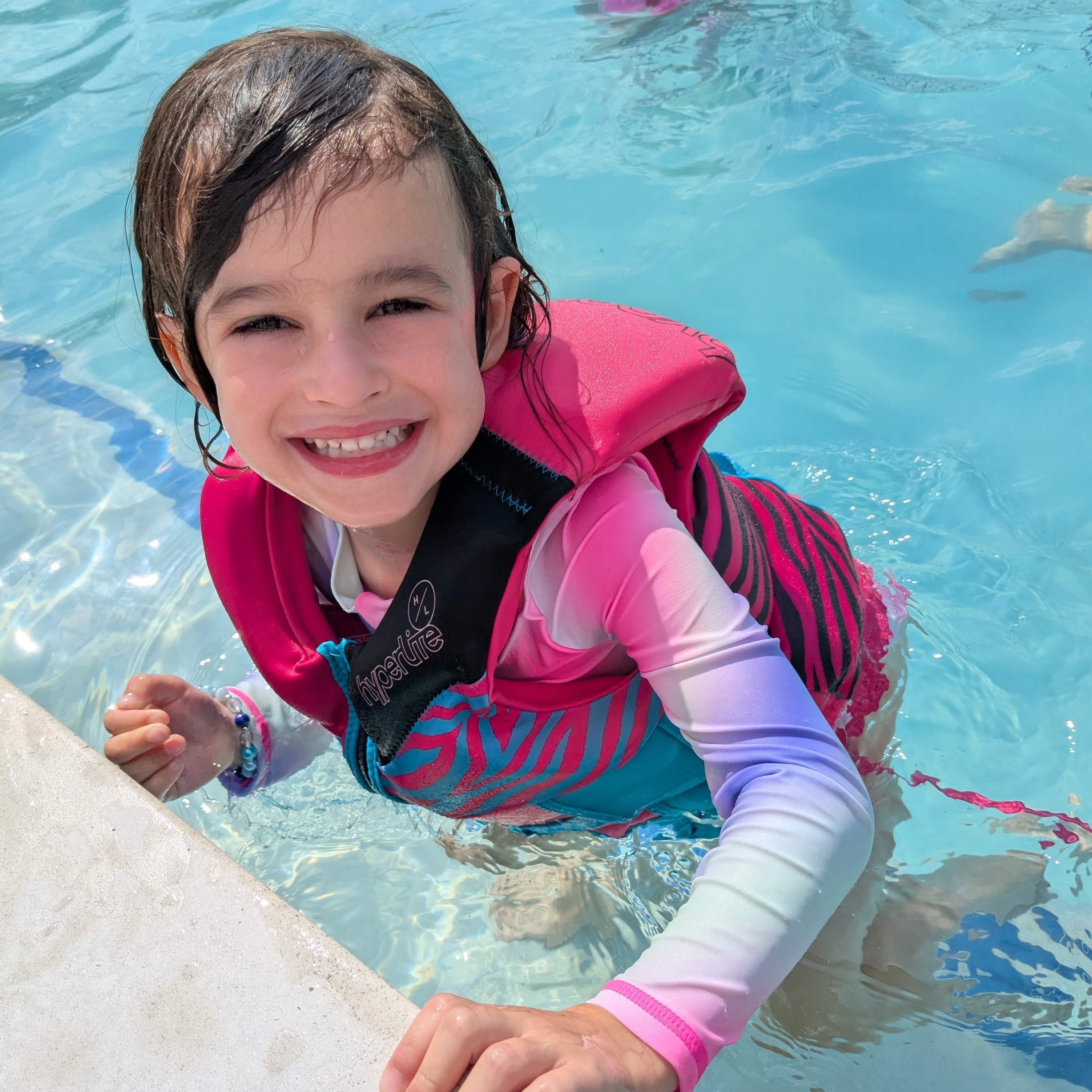 Campers swimming at the CA Camps pool